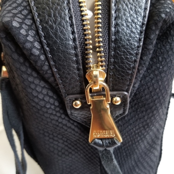 Aimee Kestenberg Genuine Leather Satchel Bag NEW - Picture 6 of 8